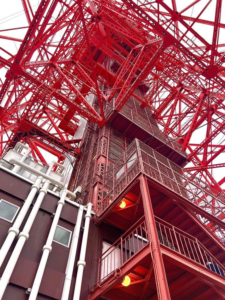 東京タワー外階段