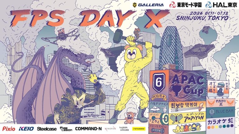 1月11日 – 12日 「FPS Day X」「ディビジョン」 10周年記念プレミア ゲストにおついち氏を迎えトークショー