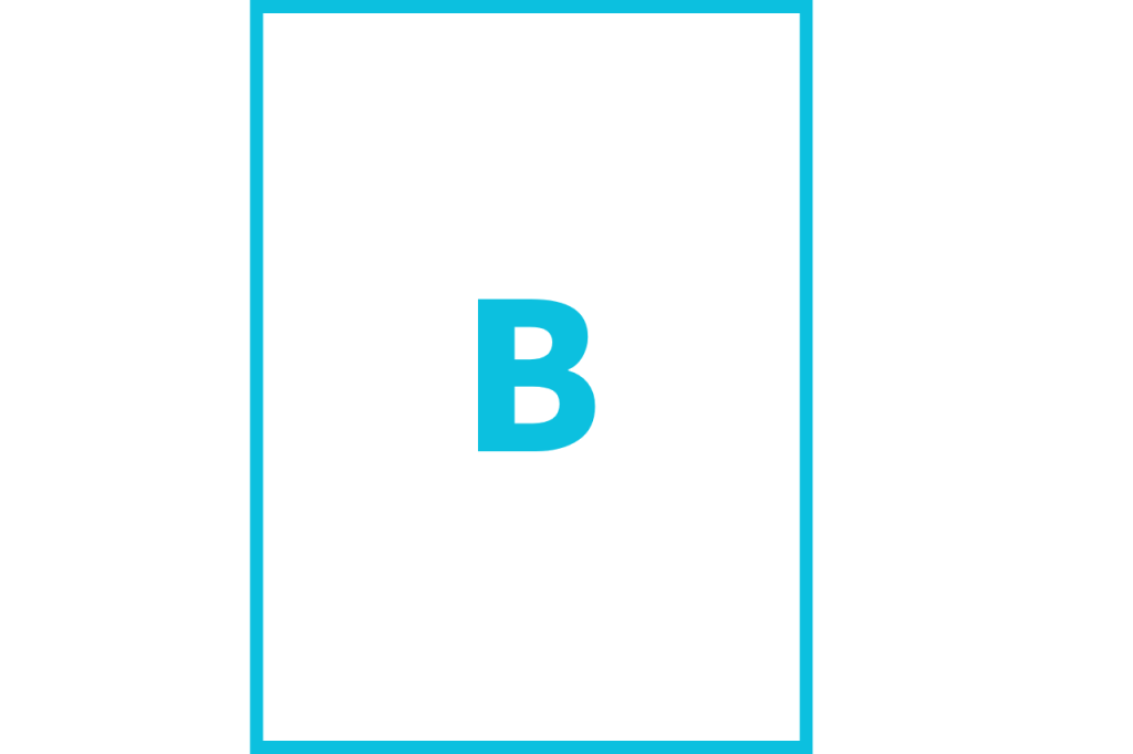 B