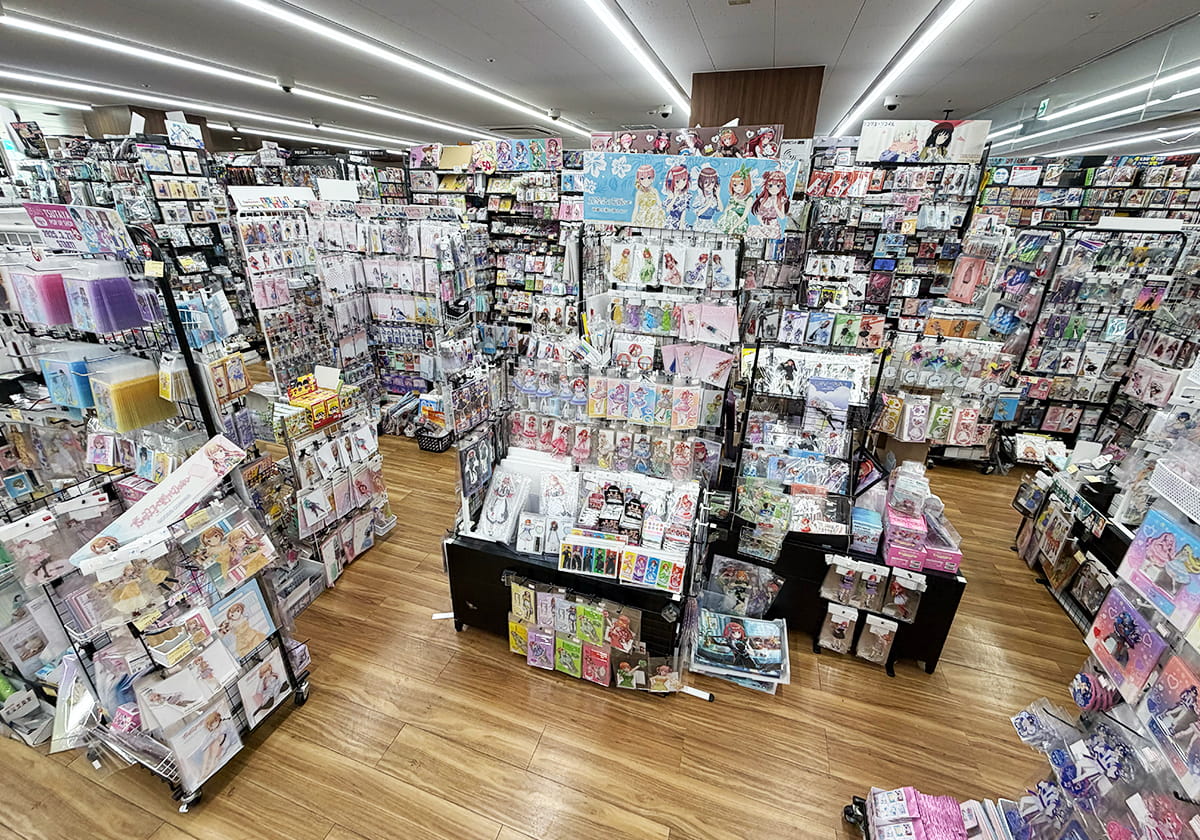 多数のアクリルスタンド