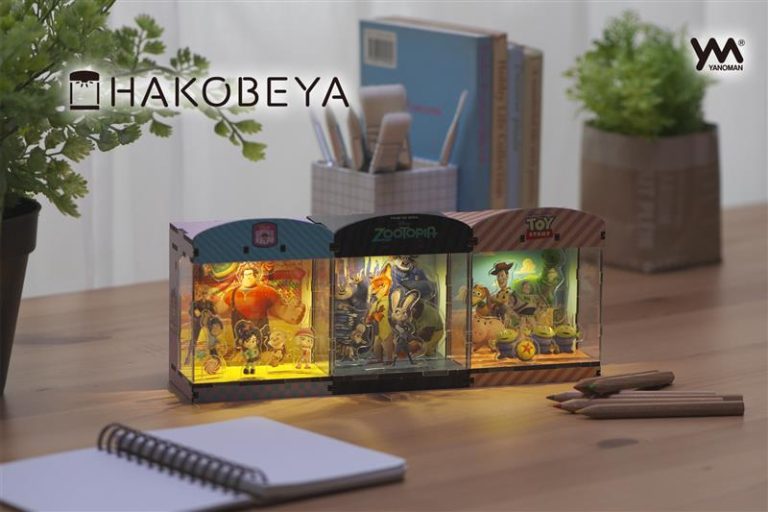 【手のひらサイズの光るインテリアキット】ディズニーの人気作品が、小さな箱の中で輝く。「HAKOBEYA」全16種が2026年4月下旬発売！
